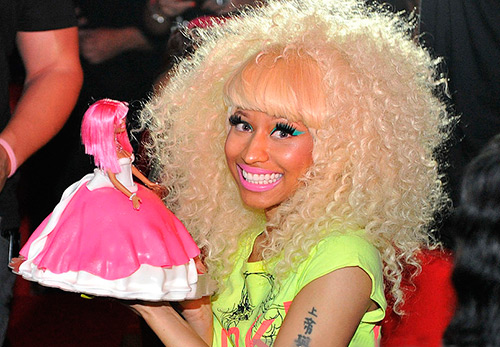 Dolls in the image of the singer Nicki Minaj