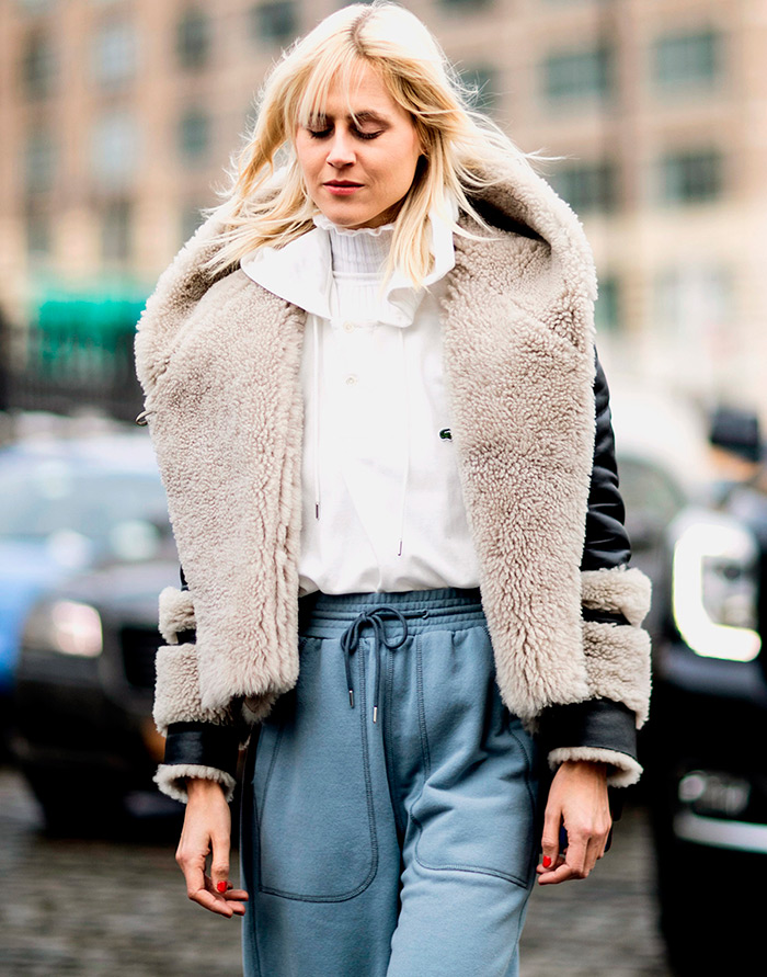 Sheepskin coats from Fashion Week - the best looks