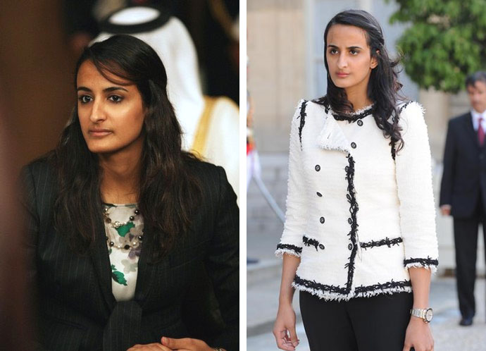 Princesses Hind Hamad Al Thani and Al Mayyassa