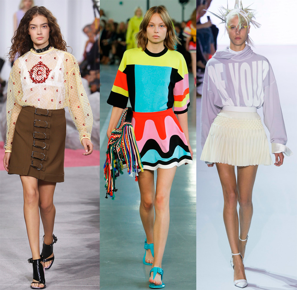 Fashionable mini skirts 2024