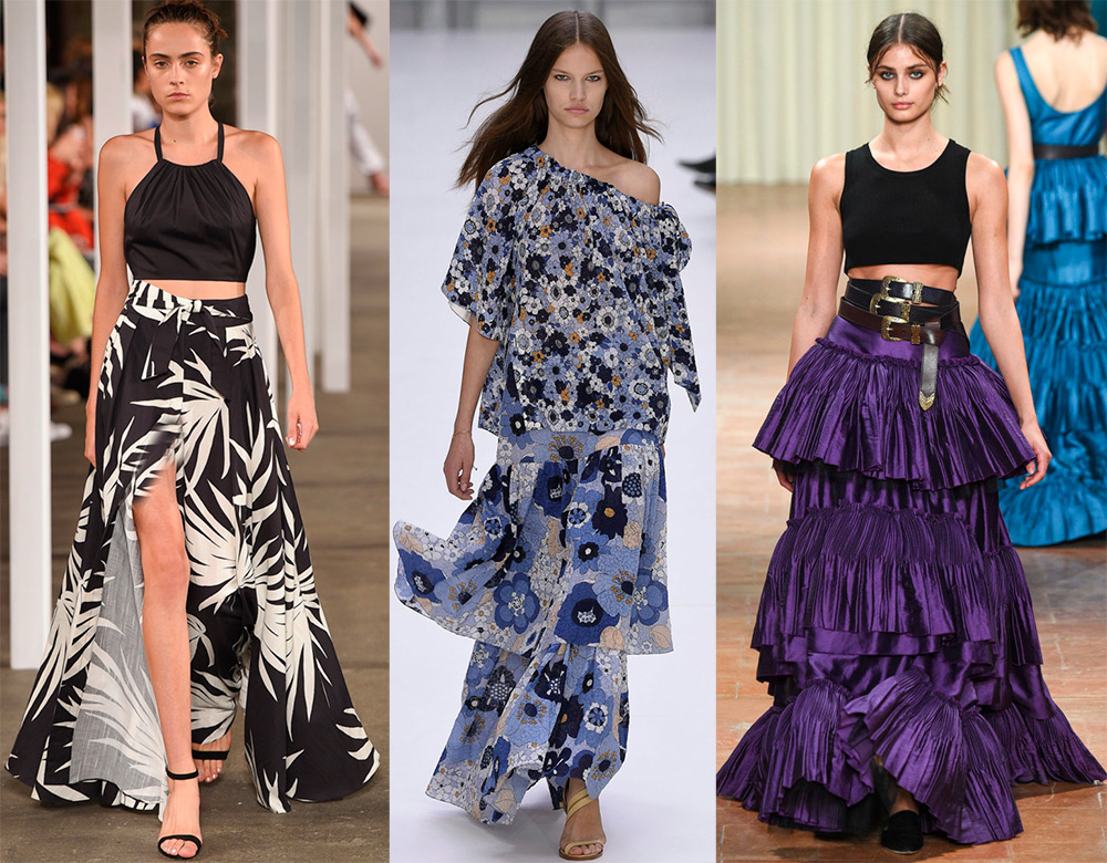 Maxi skirts spring-summer 2024