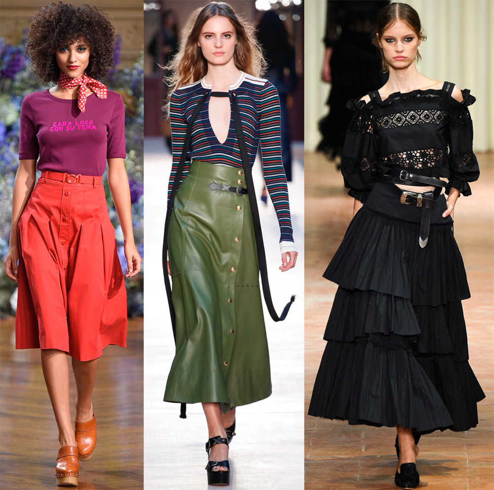 Fashionable skirts spring-summer 2024