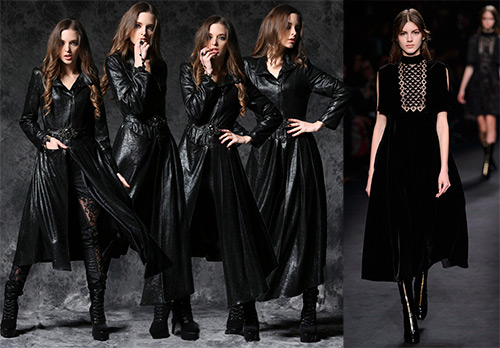 Gothic fashion looks - a new selection of photos