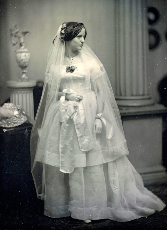 19th century wedding dress