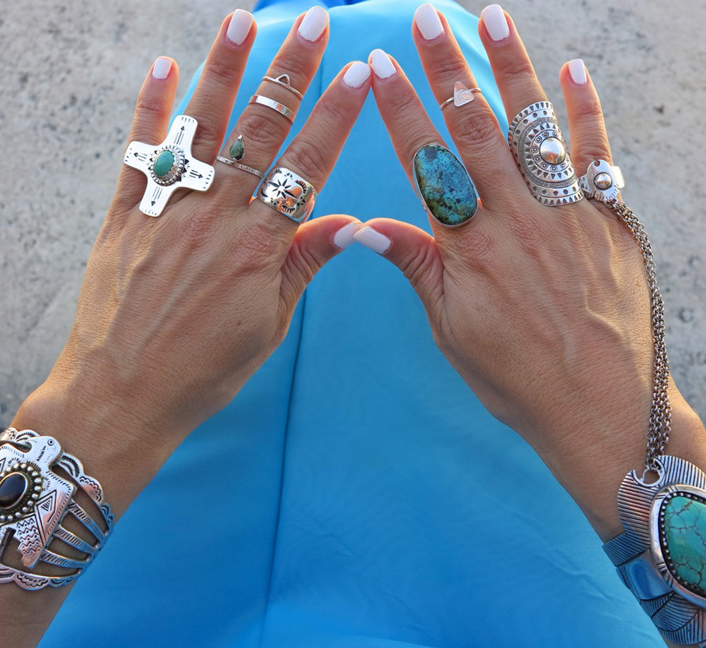 Boho style jewelry