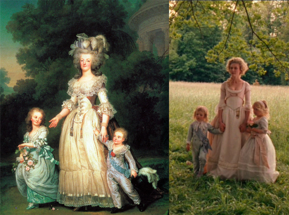 Marie Antoinette with children