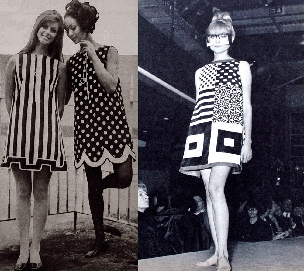 A-line dresses in the 1960s