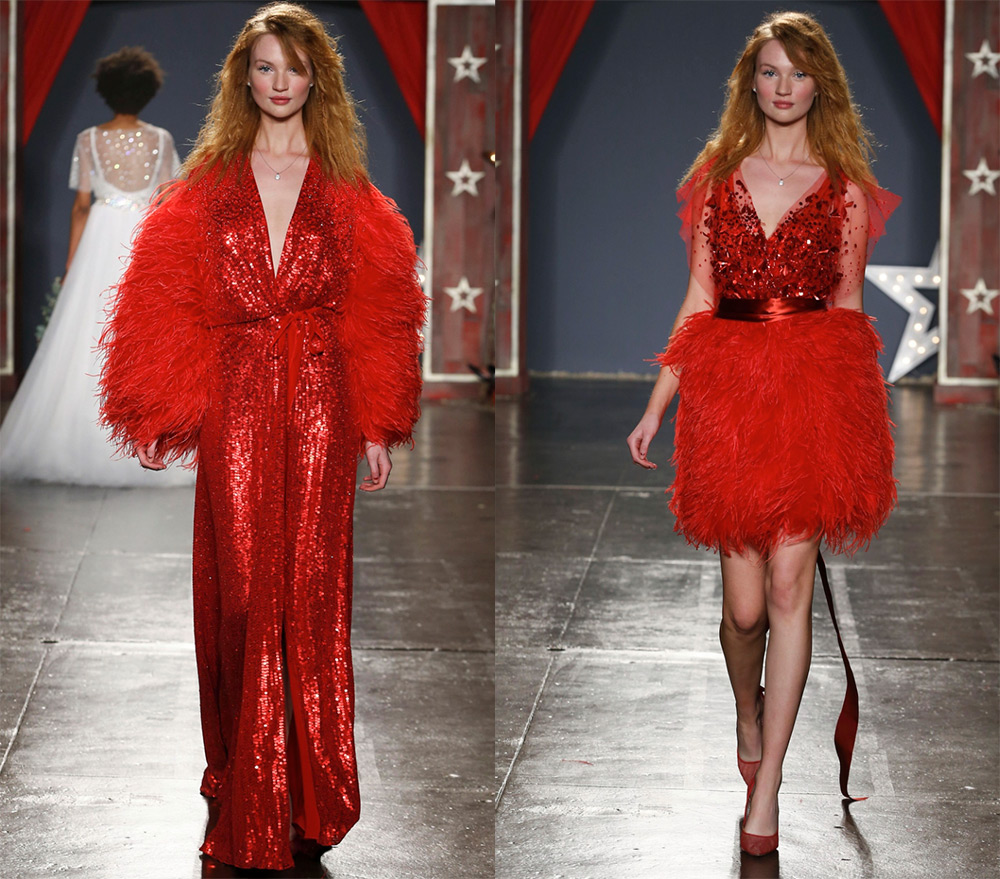 Red wedding dresses