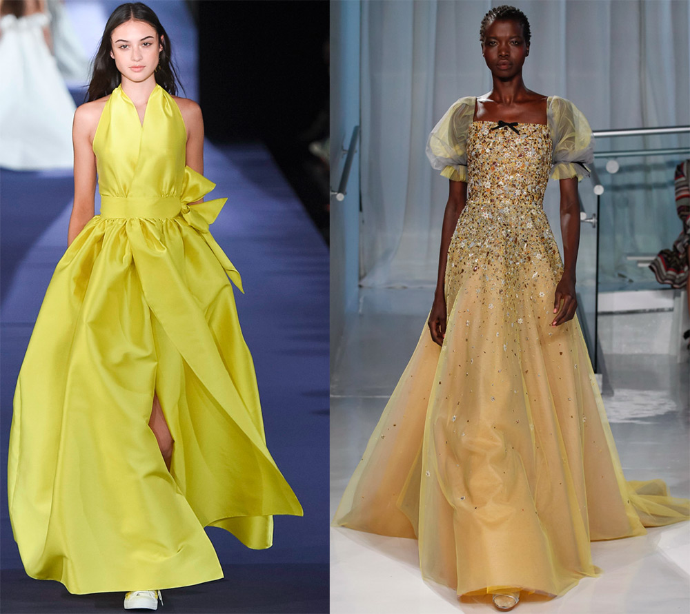 Yellow summer dresses