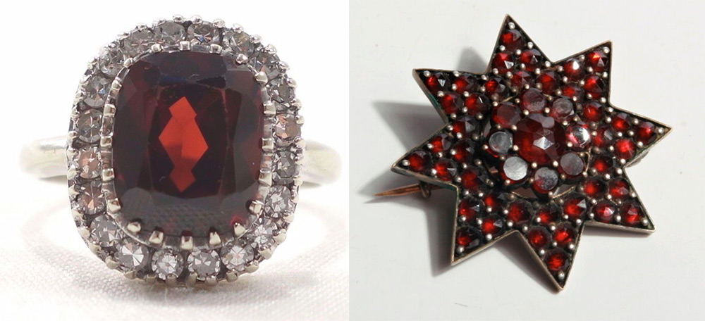 Pyrope garnet - fire stone