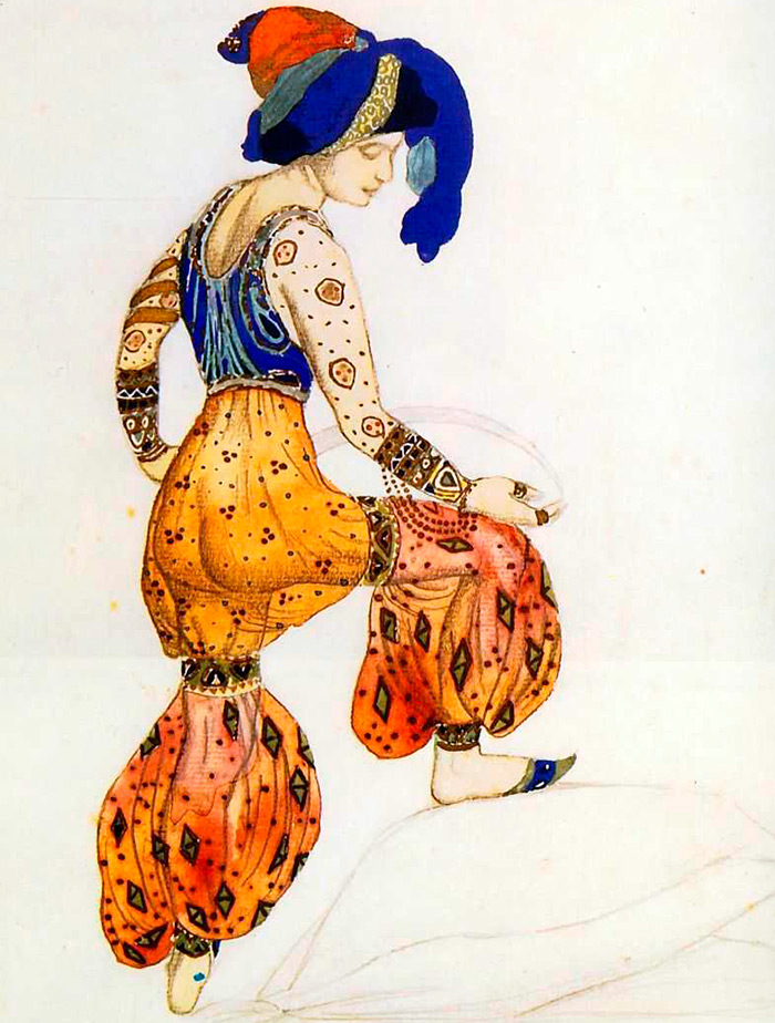 Lev Samoilovich Bakst sketches