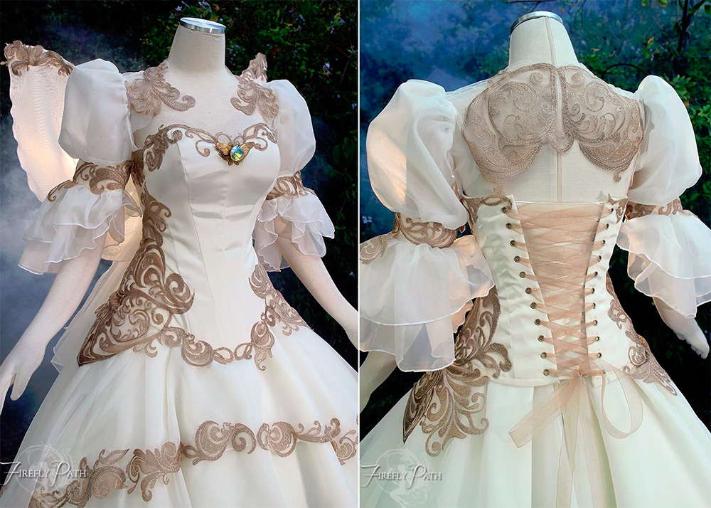 Fancy wedding dress