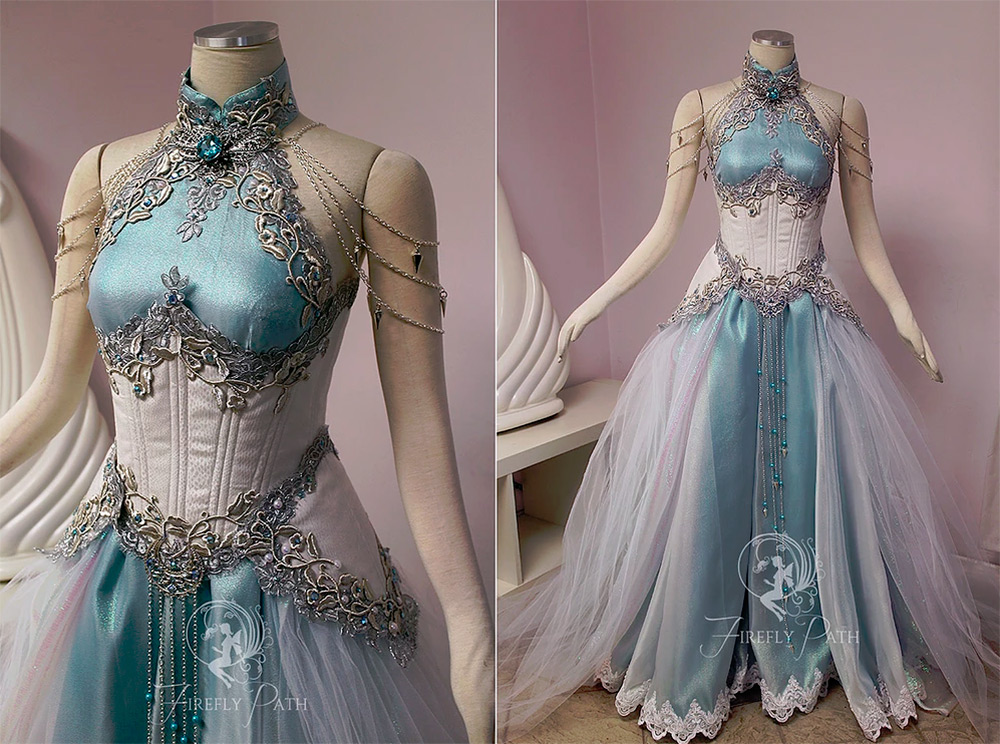 Fancy wedding dress