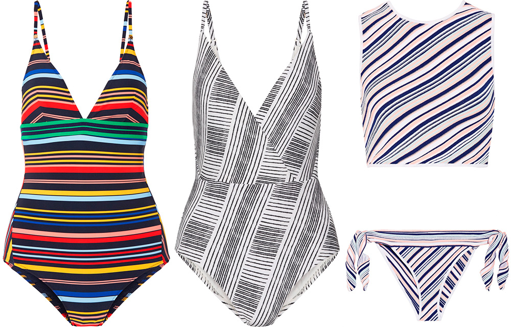 Striped swimwear 2024