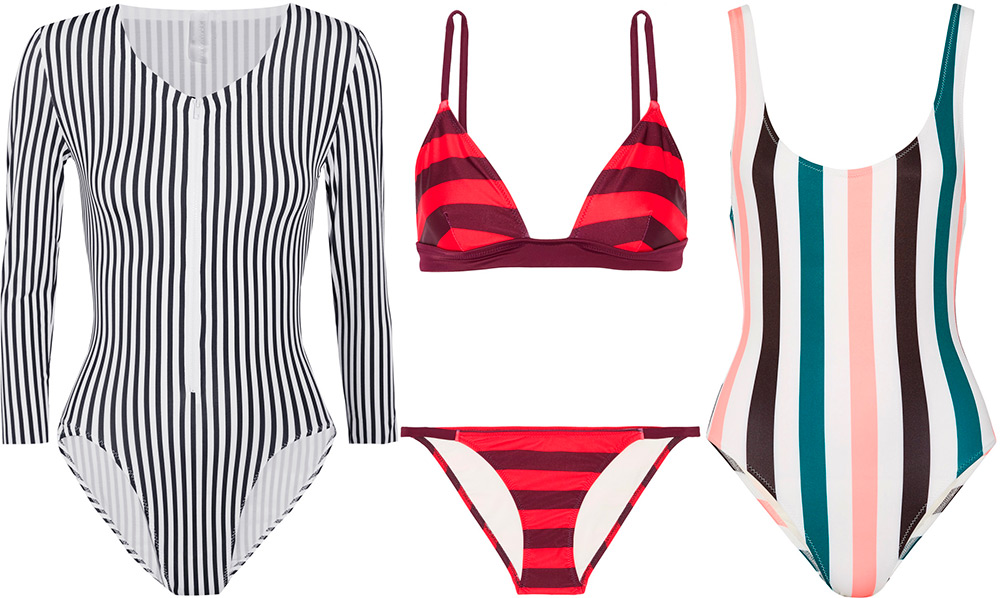 Striped swimwear 2024