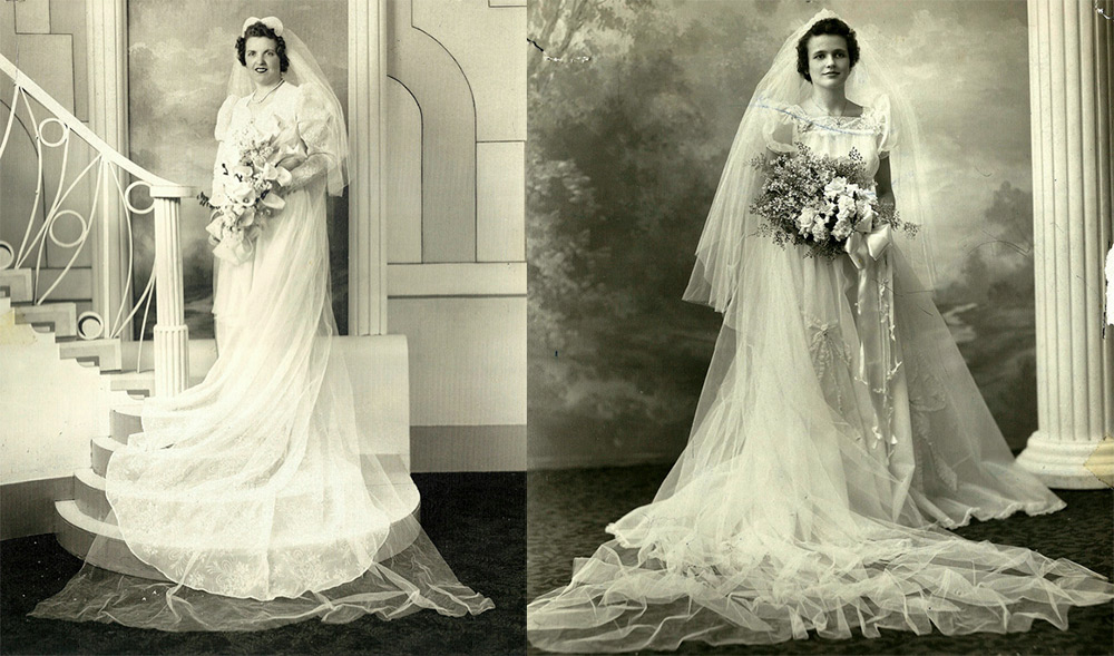 1930s wedding photo