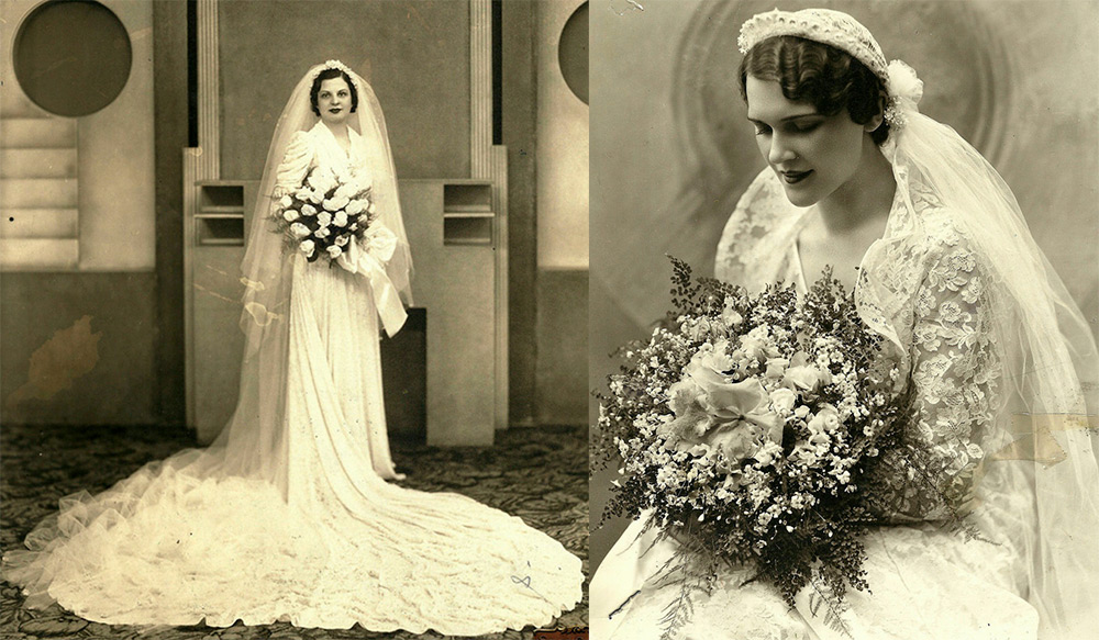 1930s wedding photo