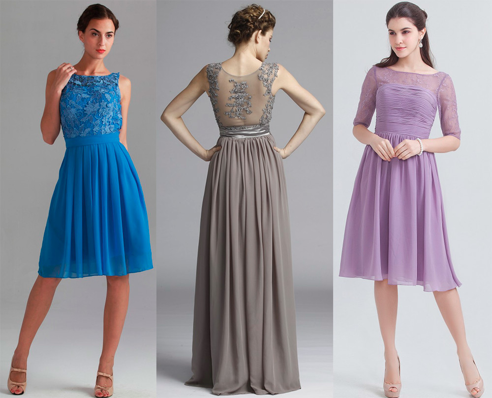 Beautiful chiffon dresses