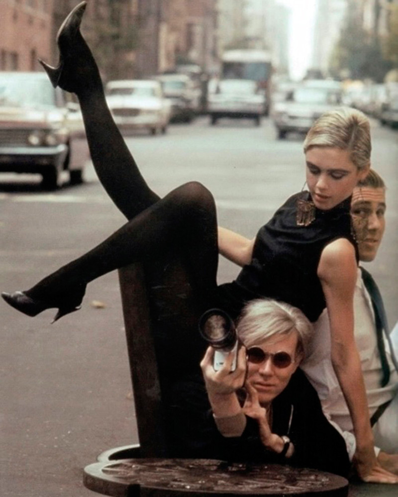 Edie Sedgwick and Andy Warhol