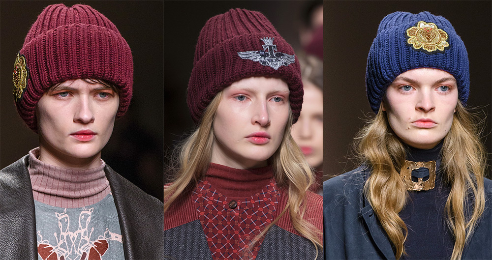 Knitted women's hats Trussardi