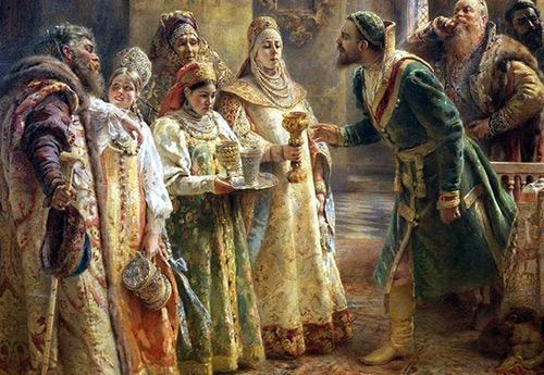 Russian beauties in the paintings of Makovsky