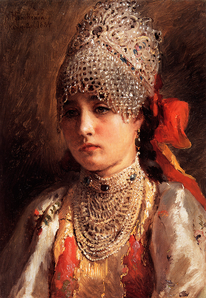 Russian beauties in the paintings of Makovsky