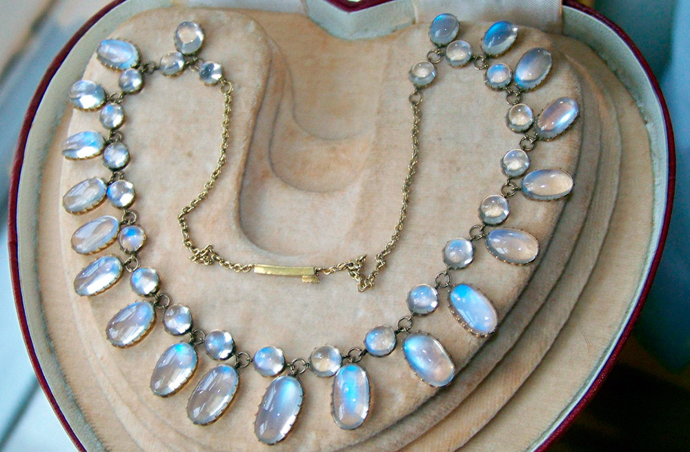 Moonstone necklace