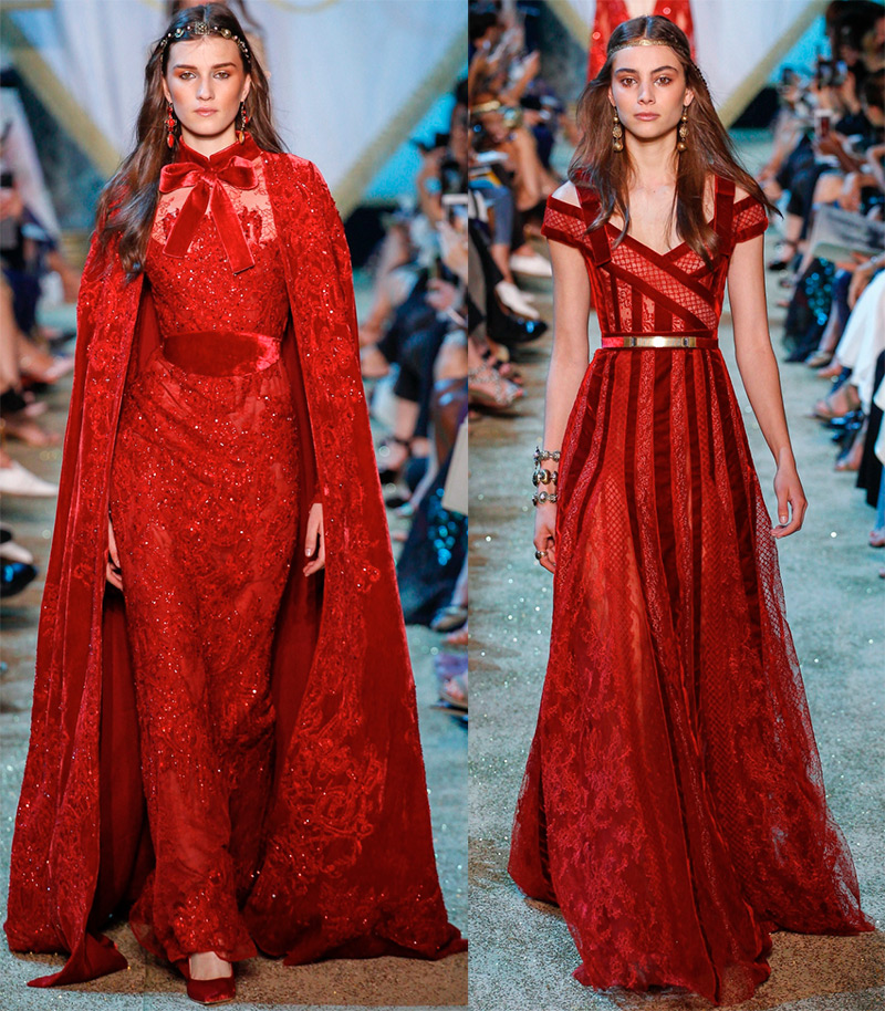 Elie Saab Red Dresses