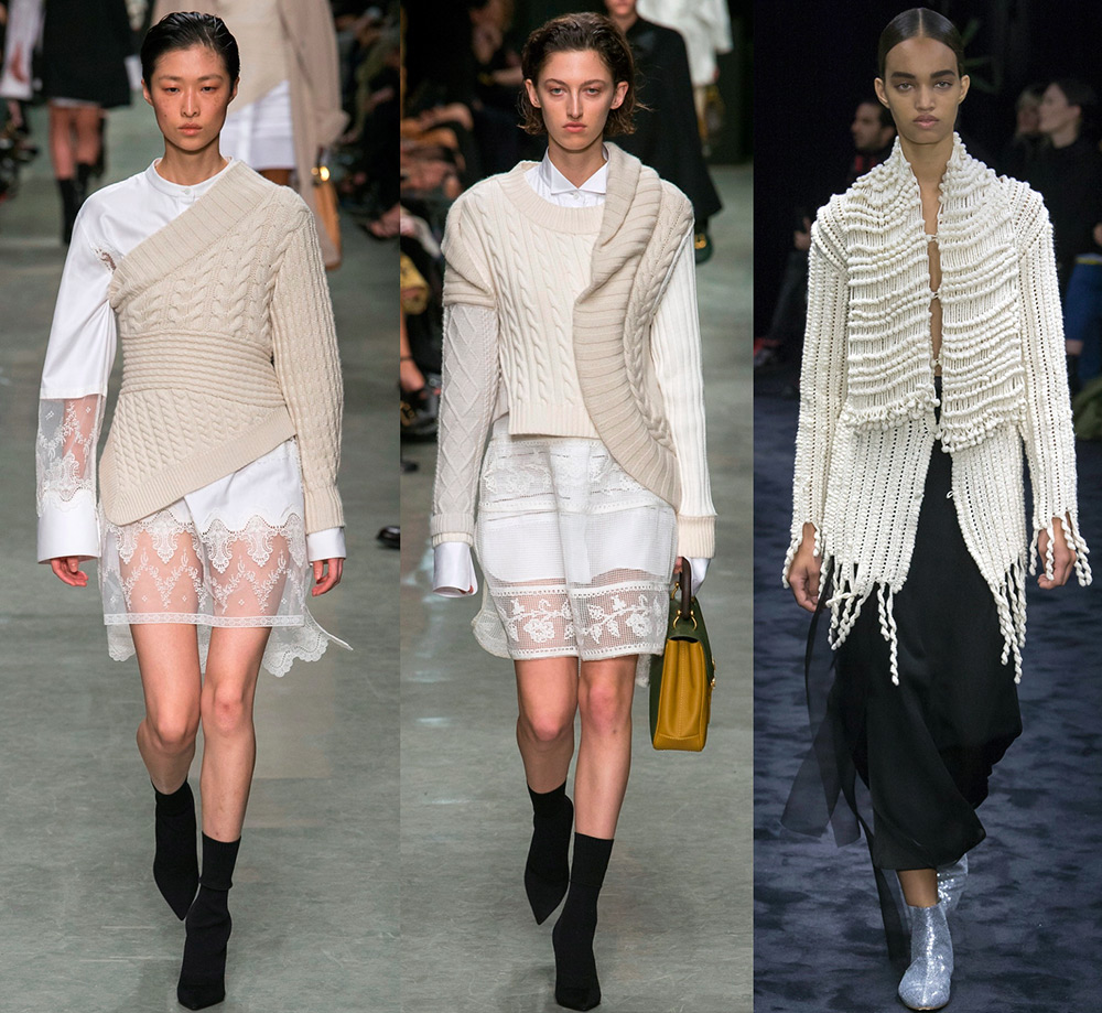 Fashion asymmetrical sweaters