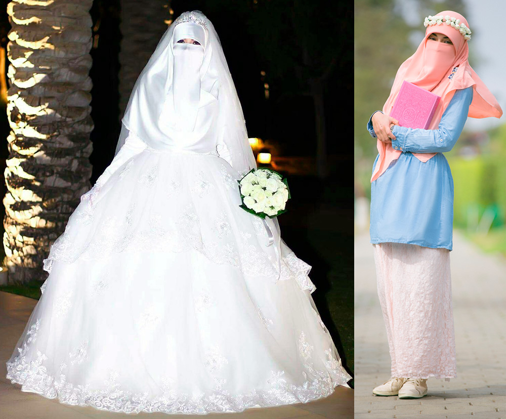 Wedding niqab