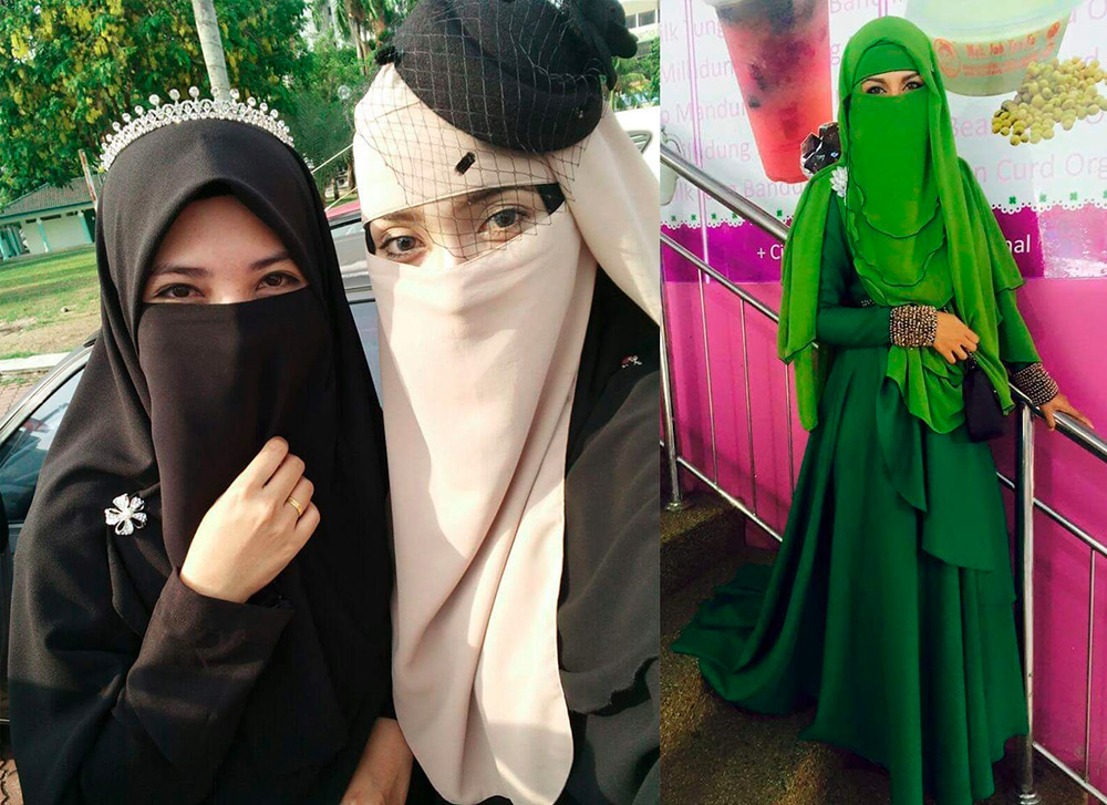 Niqab - photos of girls