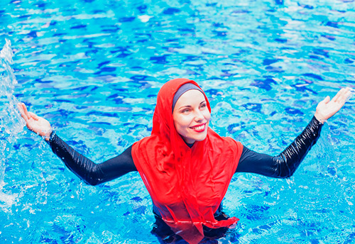 Burkini - swimwear for the most modest girls