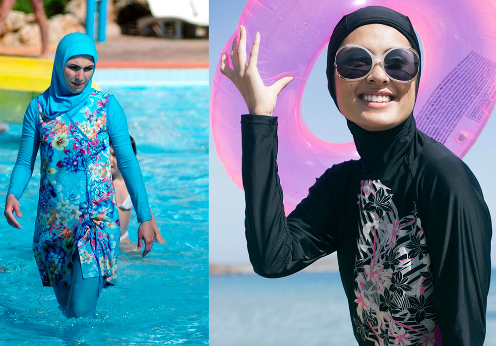 Girls in burkini