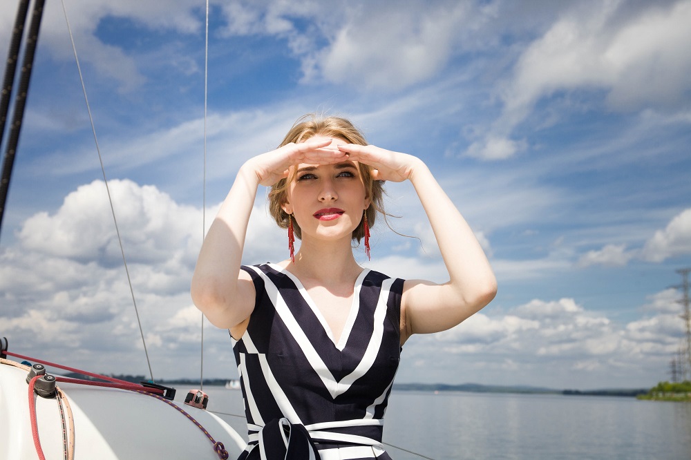 Dress in a nautical style