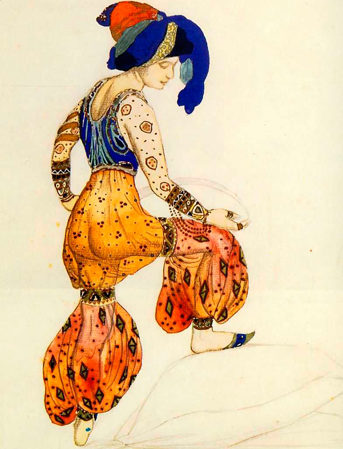 Leon Bakst and the history of cosmetics