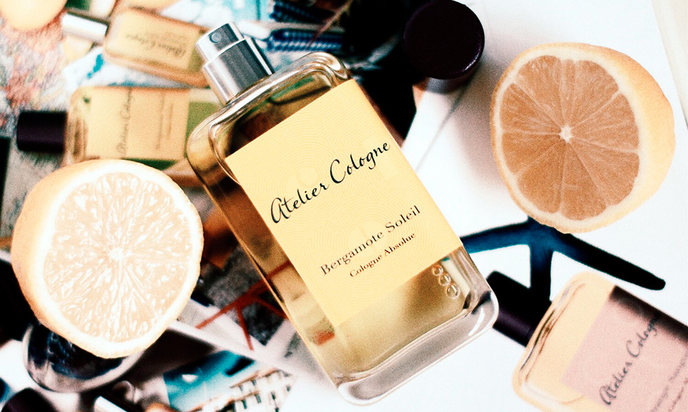 Citrus notes of Atelier Cologne fragrances