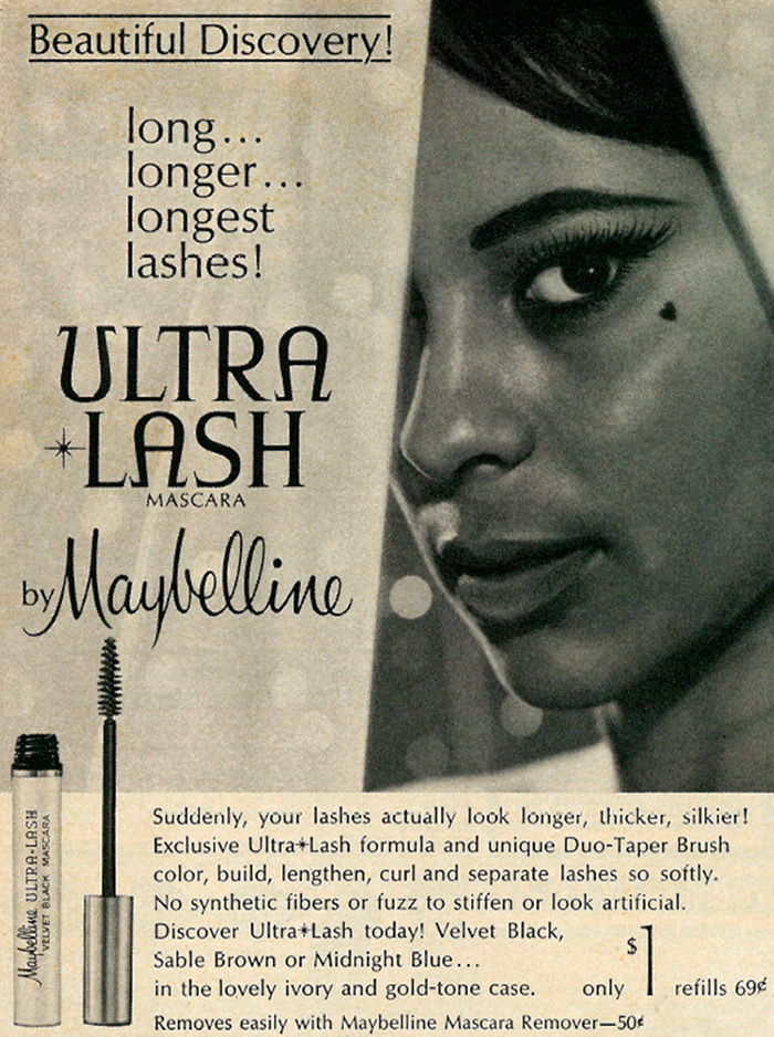 Mascara advertisement