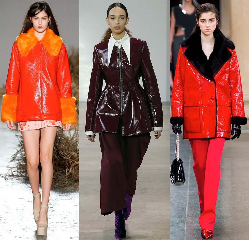 Patent leather jackets