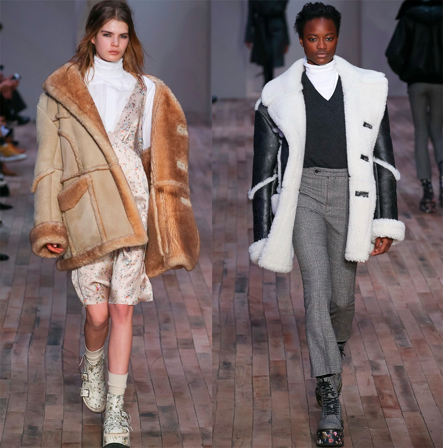 Winter sheepskin coats 2024-2025