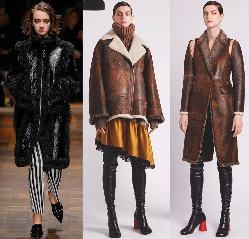 Winter sheepskin coats 2024-2025 - female models