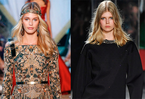 The most beautiful blondes Haute Couture 17-18