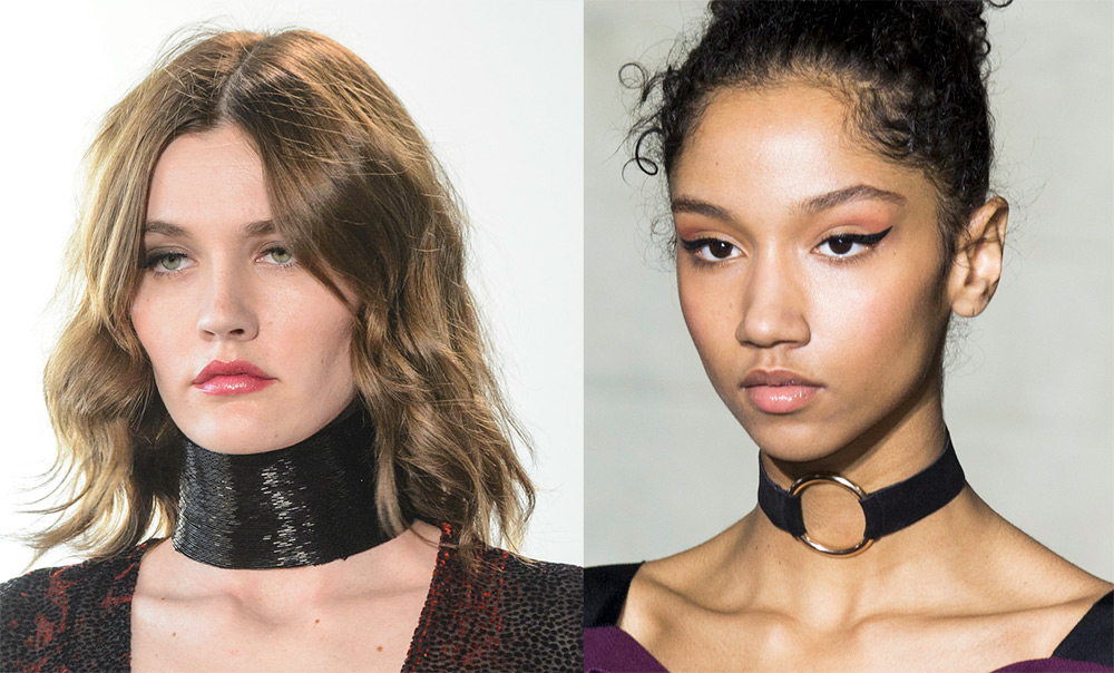 Fashionable chokers on the neck 2024-2025