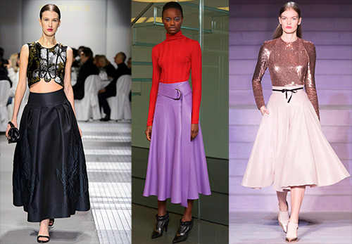 Fashionable skirts fall-winter 2024-2025