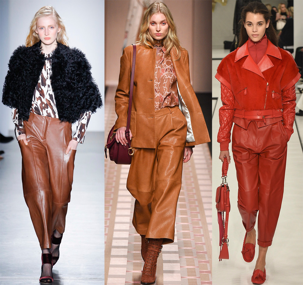 Women's leather pants 2024-2025