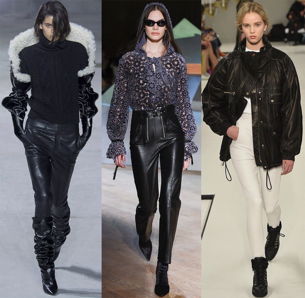 Women's leather pants 2024-2025