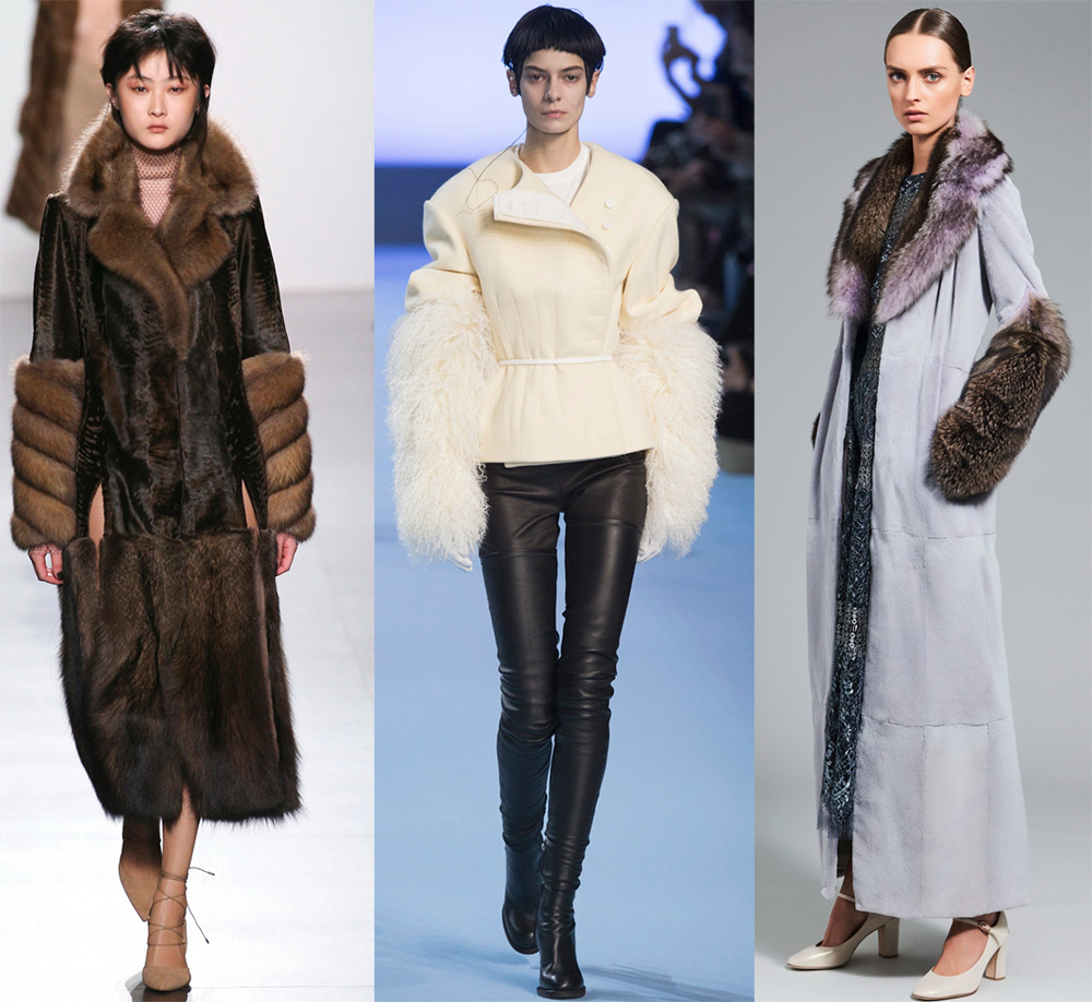 Fur sleeves - fashion trend 2024-2025