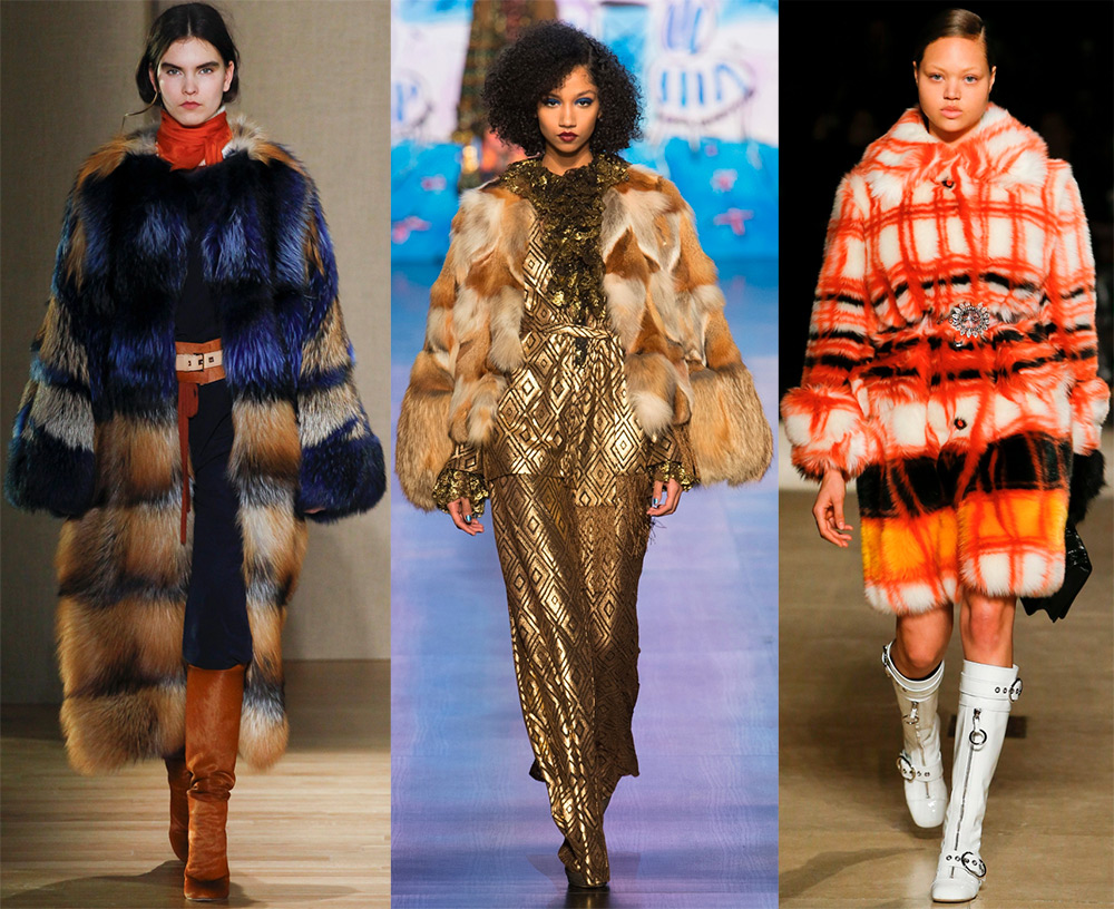 Bright fur coats 2024-2025