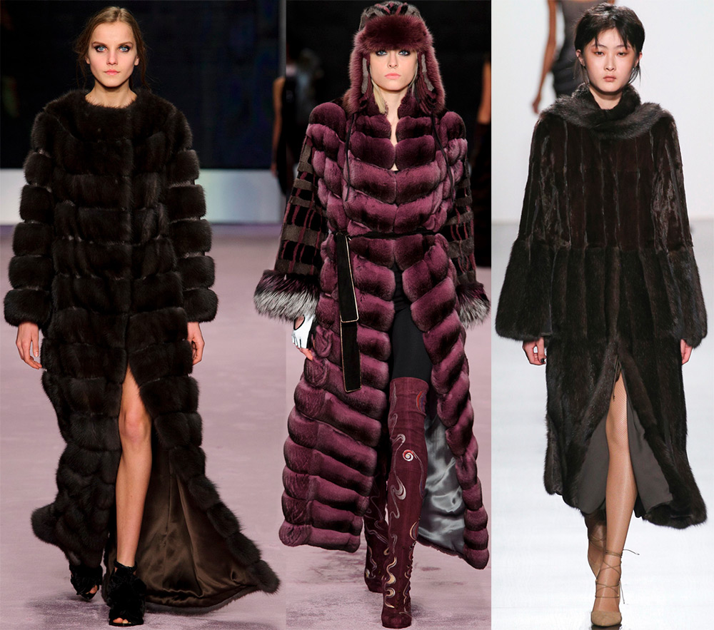 Fashionable fur coats 2024-2025