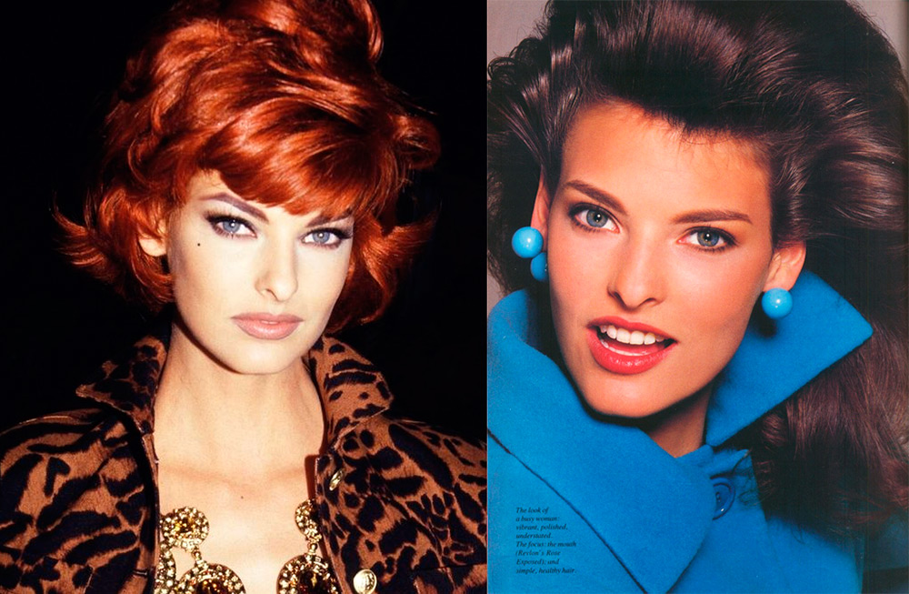 Linda Evangelista - photo in her youth