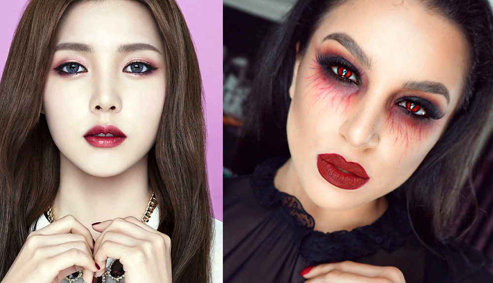 Halloween vampire makeup